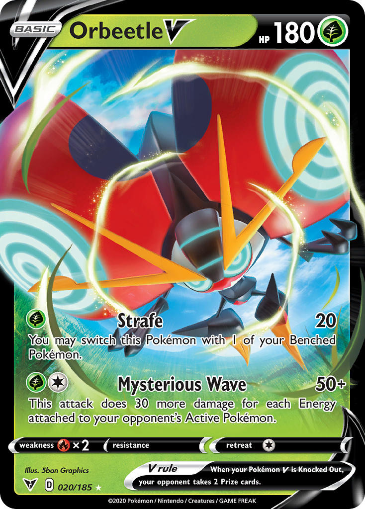 Pokemon TCG Orbeetle V 020/185 - Vivid Voltage