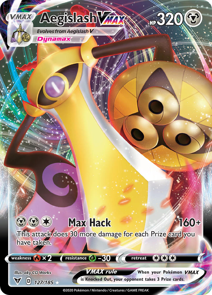 Pokemon TCG Aegislash VMAX 127/185 - Vivid Voltage