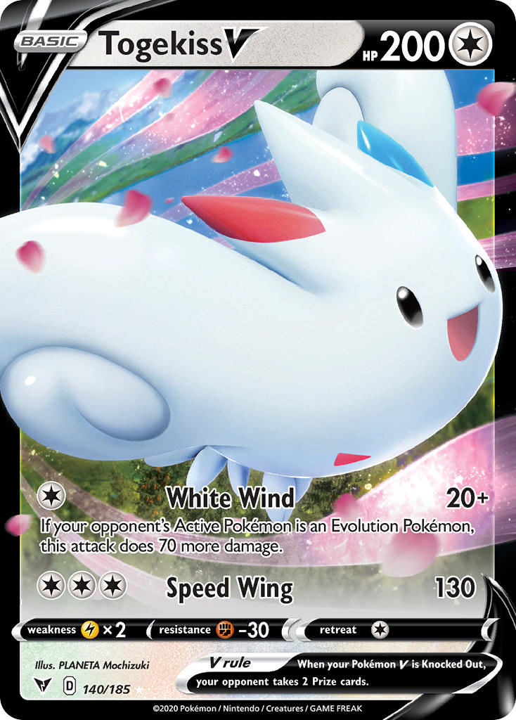 Pokemon TCG Togekiss V 140/185 - Vivid Voltage