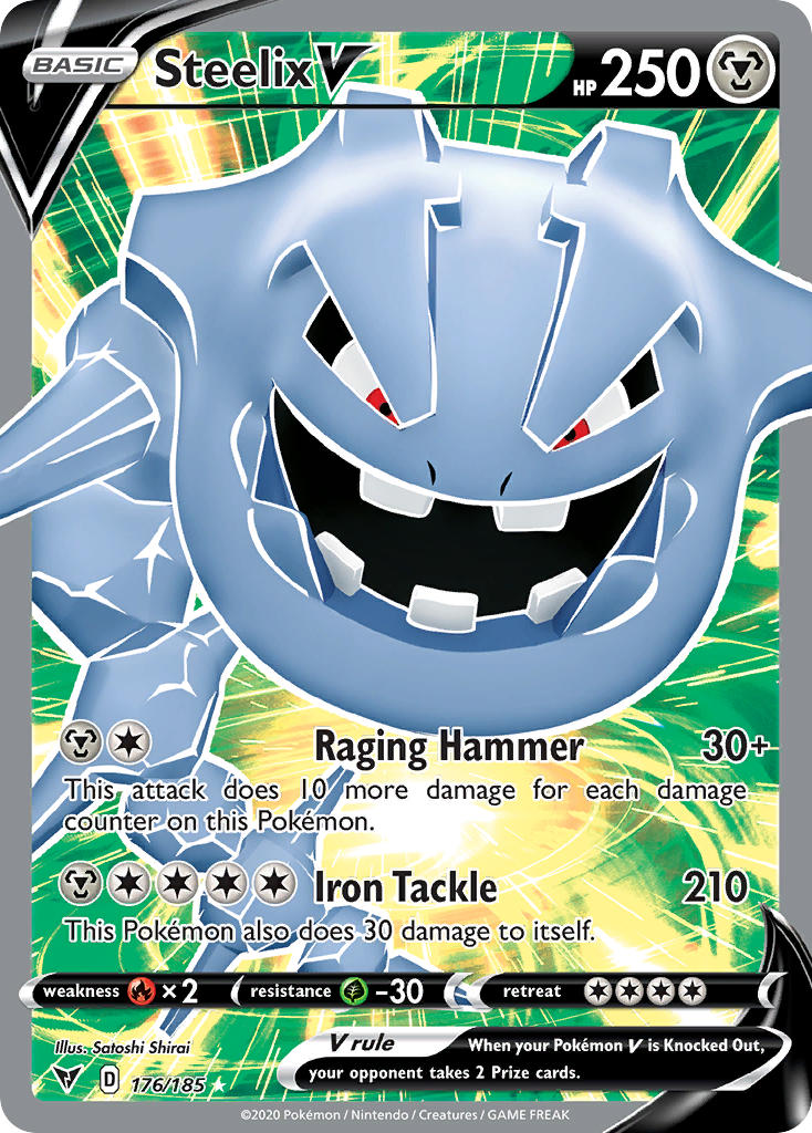 Pokemon TCG Steelix V 176/185 - Vivid Voltage
