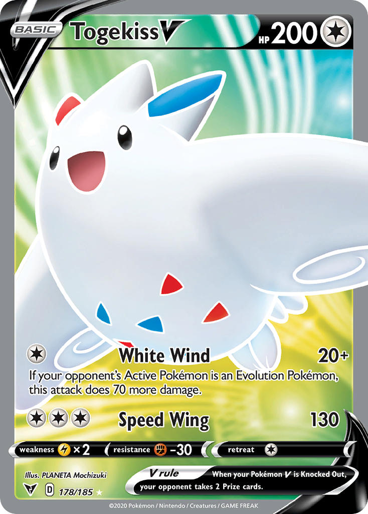 Pokemon TCG Togekiss V 178/185 - Vivid Voltage