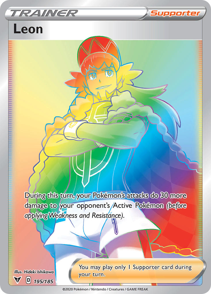 Pokemon TCG Leon 195/185 - Vivid Voltage