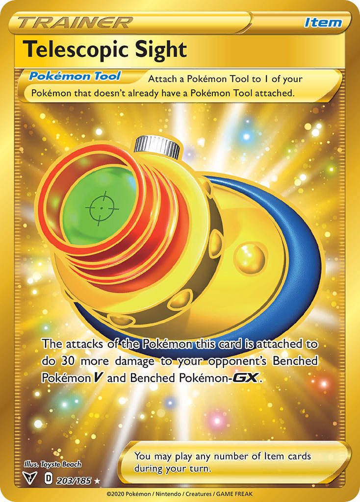 Pokemon TCG Telescopic Sight 203/185 - Vivid Voltage