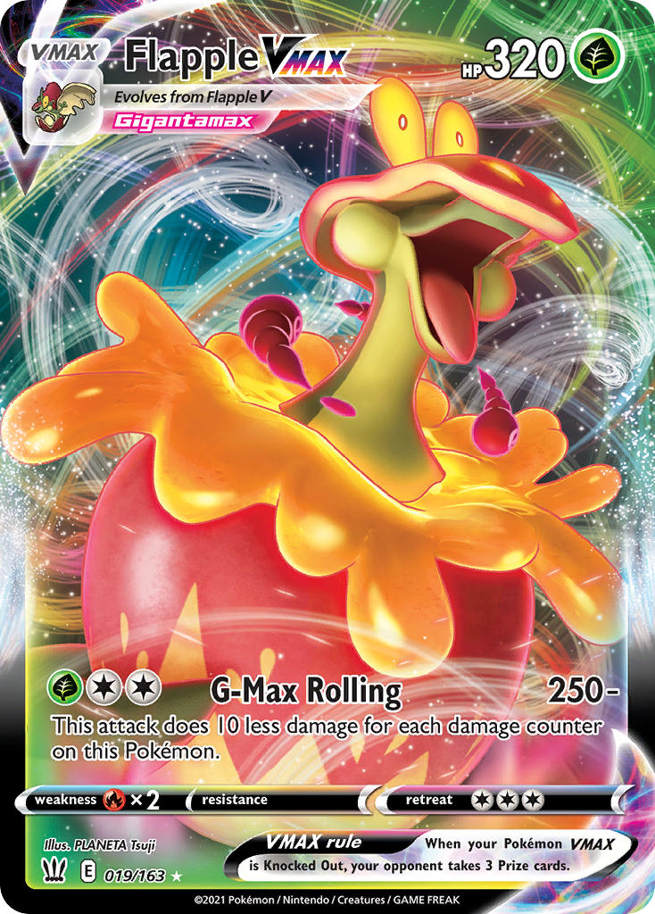 Pokemon TCG Flapple VMAX 019/163 - Battle Styles