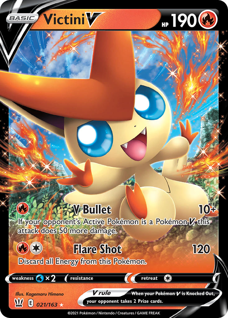 Pokemon TCG Victini V 021/163 - Battle Styles