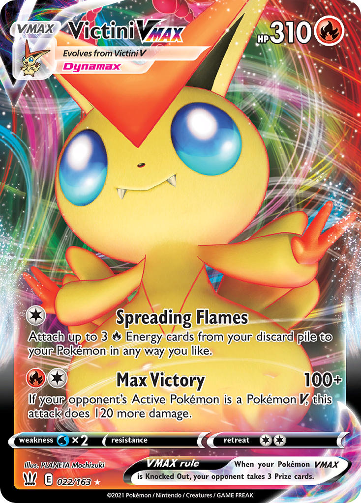 Pokemon TCG Victini VMAX 022/163 - Battle Styles