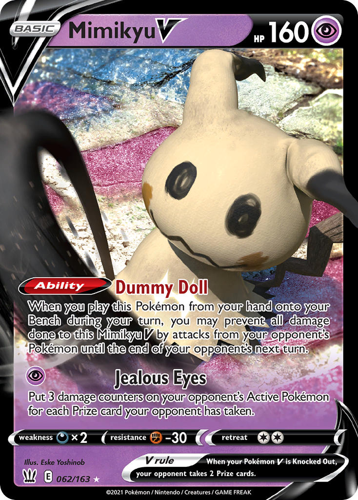 Pokemon TCG Mimikyu V 062/163 - Battle Styles