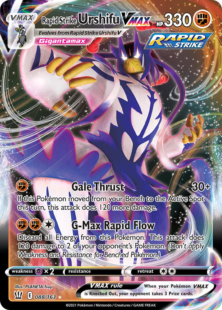Pokemon TCG Rapid Strike Urshifu VMAX 088/163 - Battle Styles