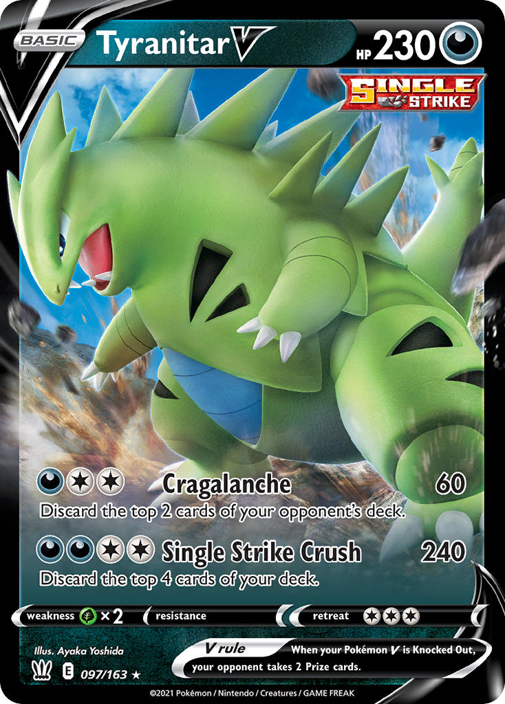 Pokemon TCG Tyranitar V 097/163 - Battle Styles