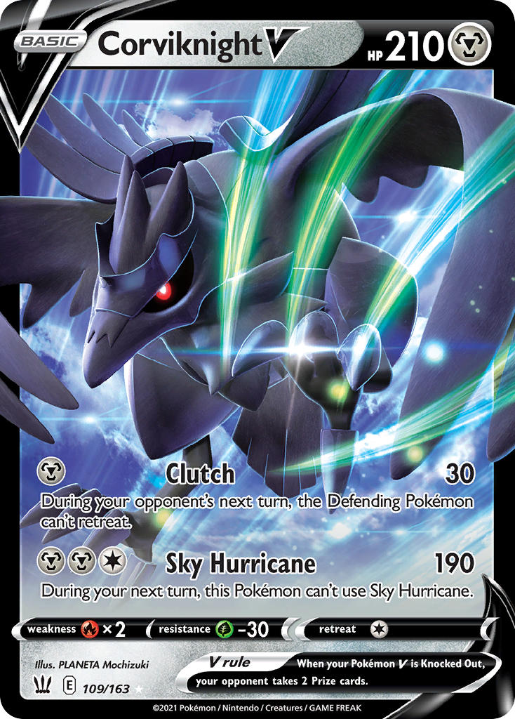 Pokemon TCG Corviknight V 109/163 - Battle Styles