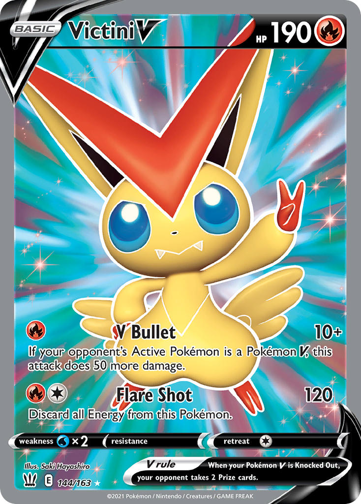 Pokemon TCG Victini V 144/163 - Battle Styles
