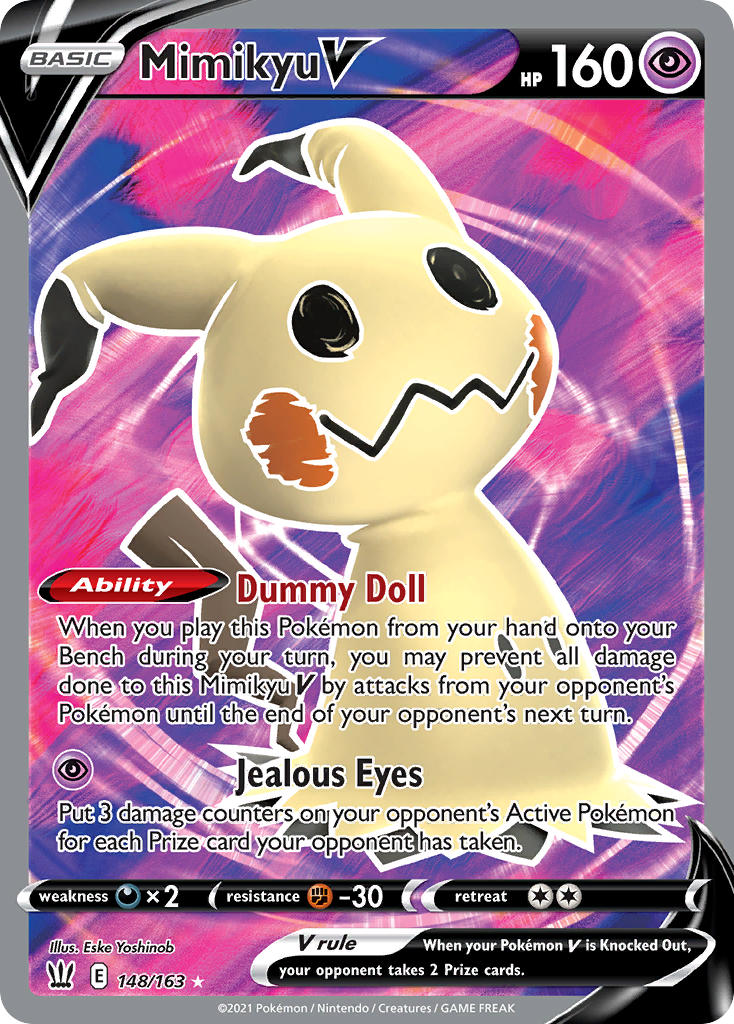 Pokemon TCG Mimikyu V 148/163 - Battle Styles