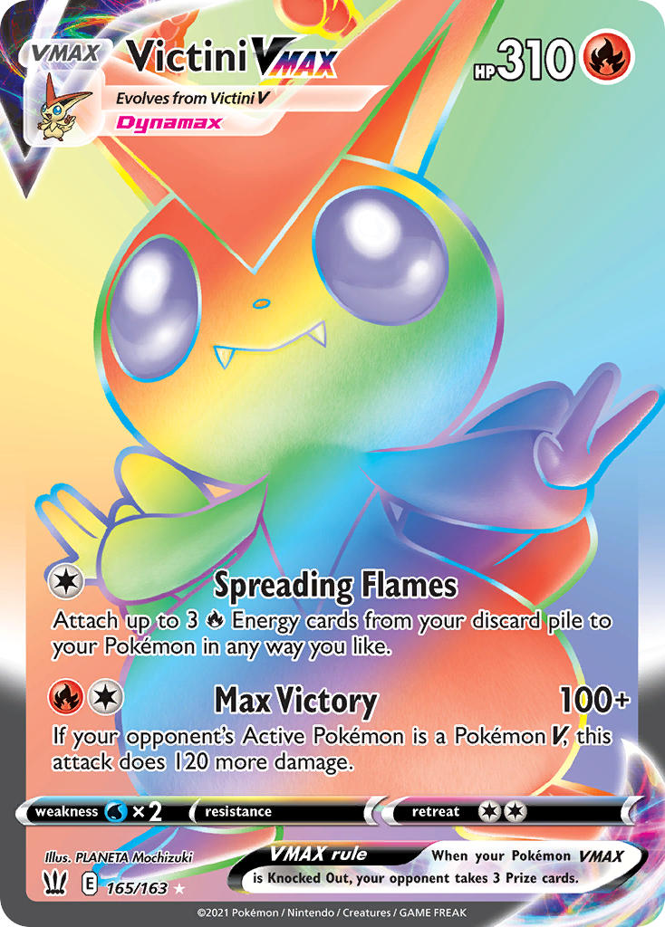 Pokemon TCG Victini VMAX 165/163 - Battle Styles