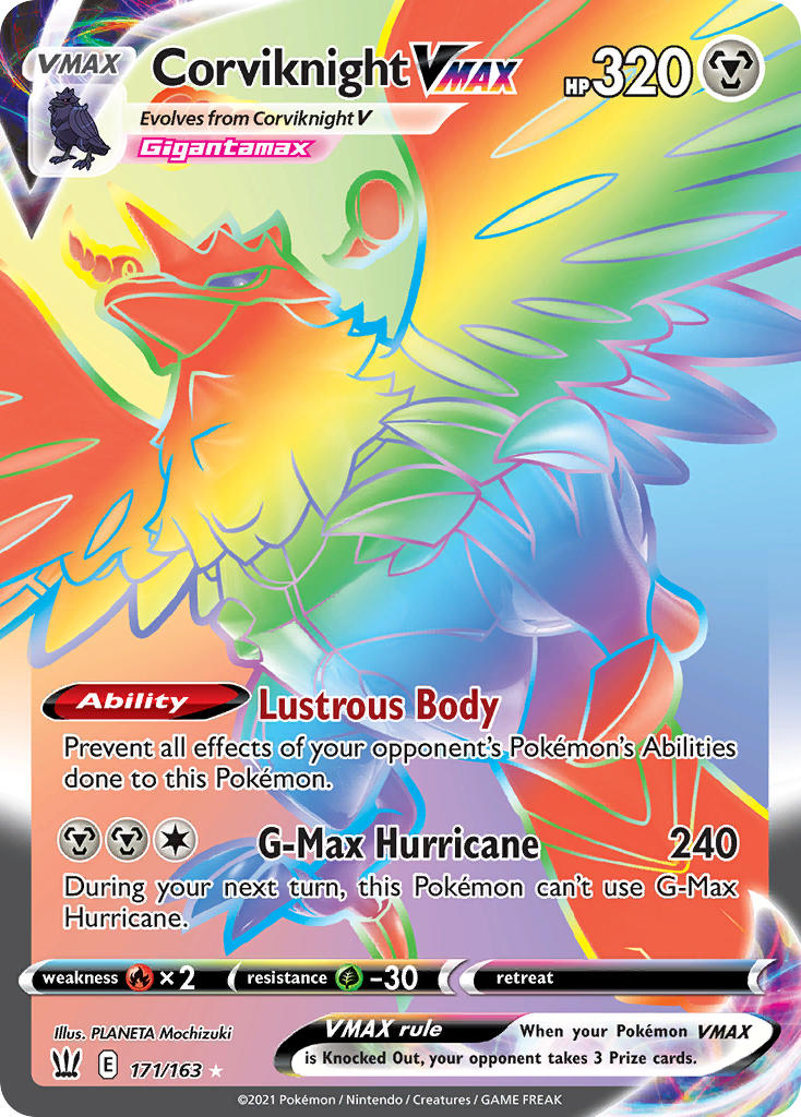 Pokemon TCG Corviknight VMAX 171/163 - Battle Styles