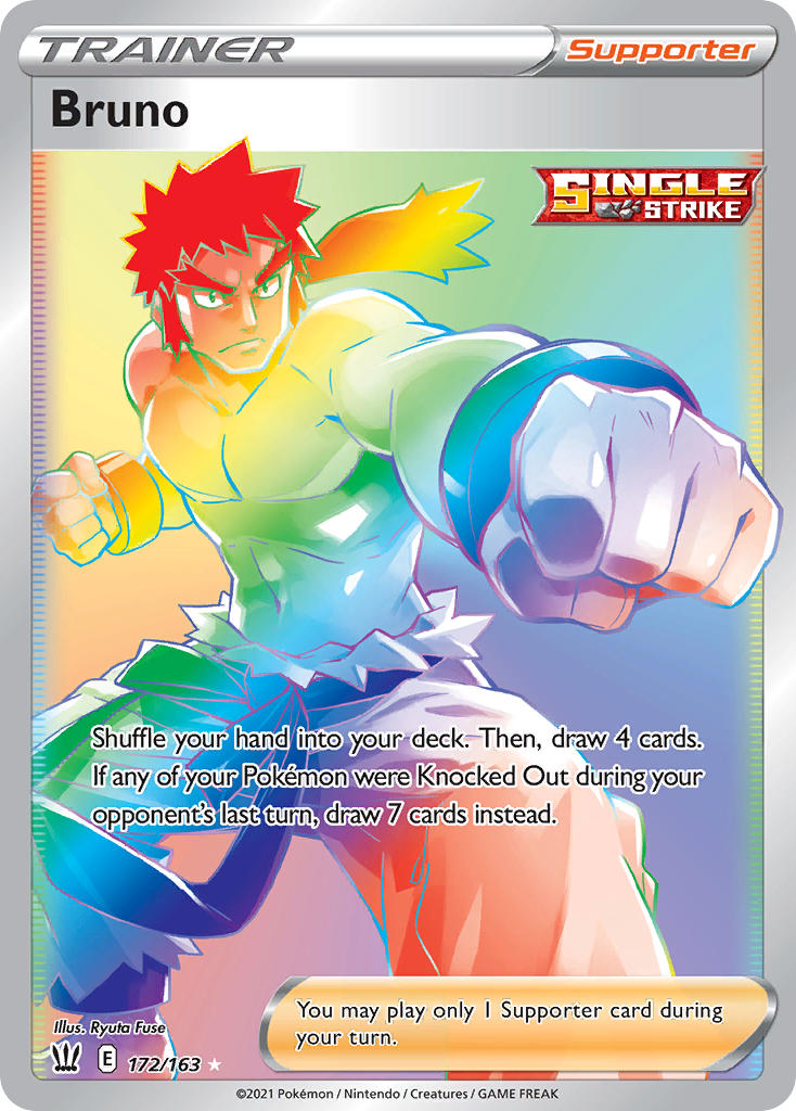 Pokemon TCG Bruno 172/163 - Battle Styles