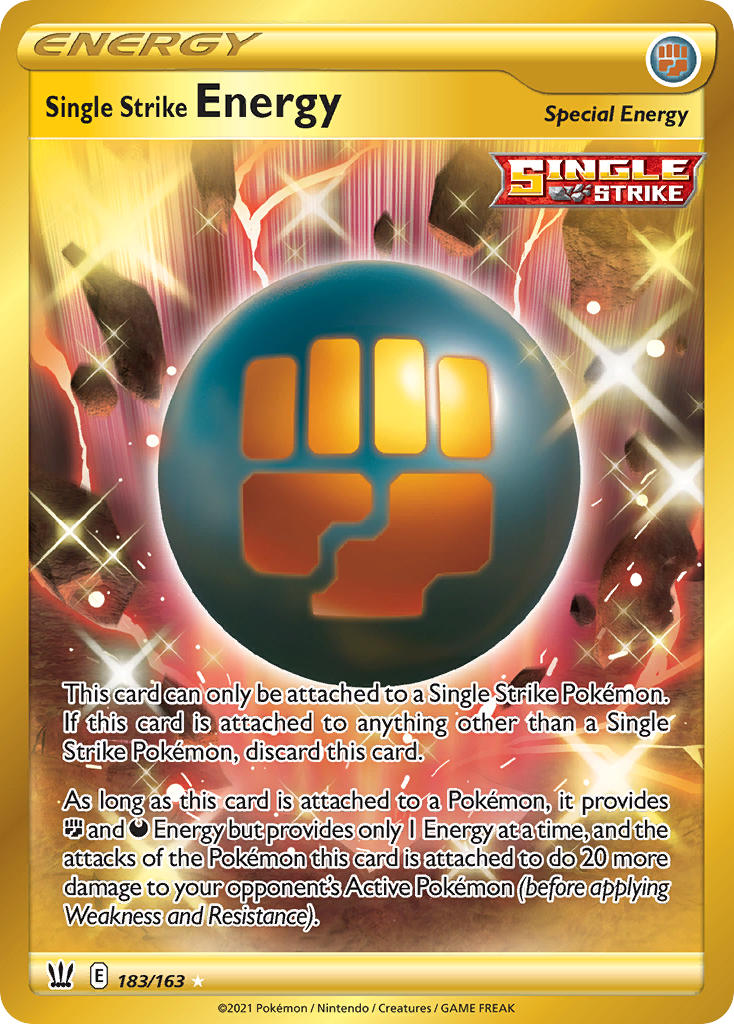 Pokemon TCG Single Strike Energy 183/163 - Battle Styles