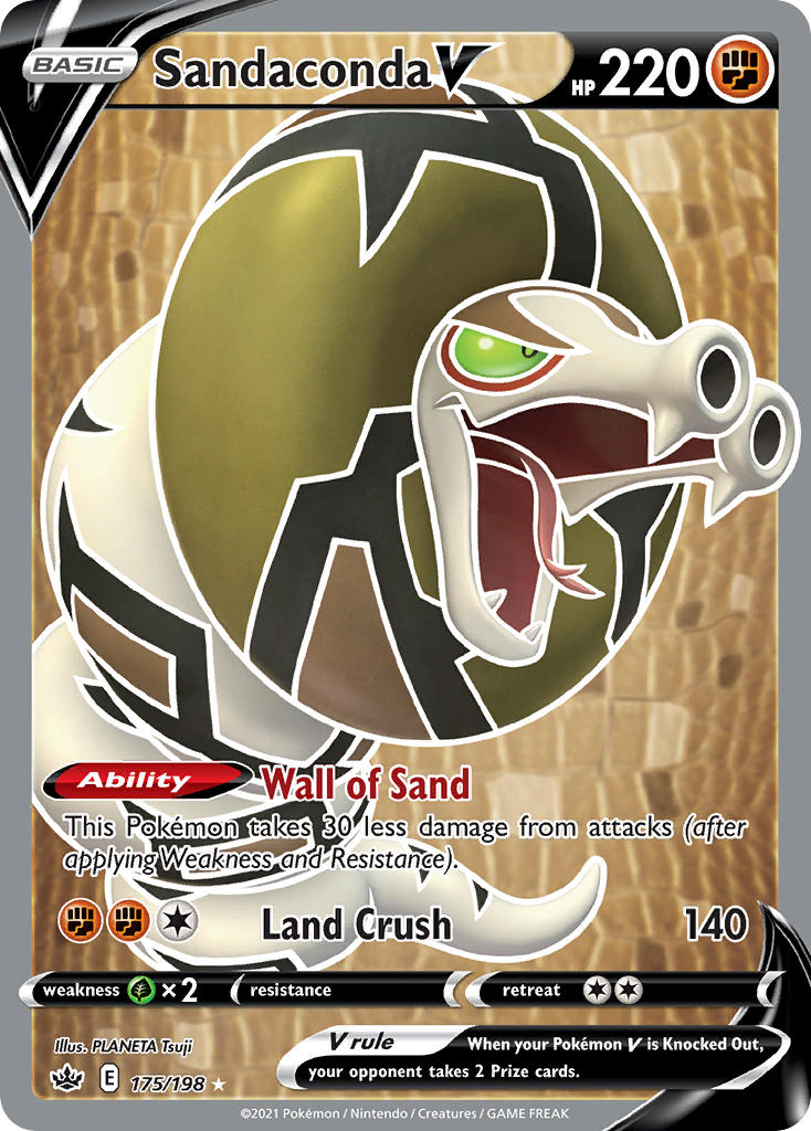Pokemon TCG Sandaconda V 175/198 - Chilling Reign