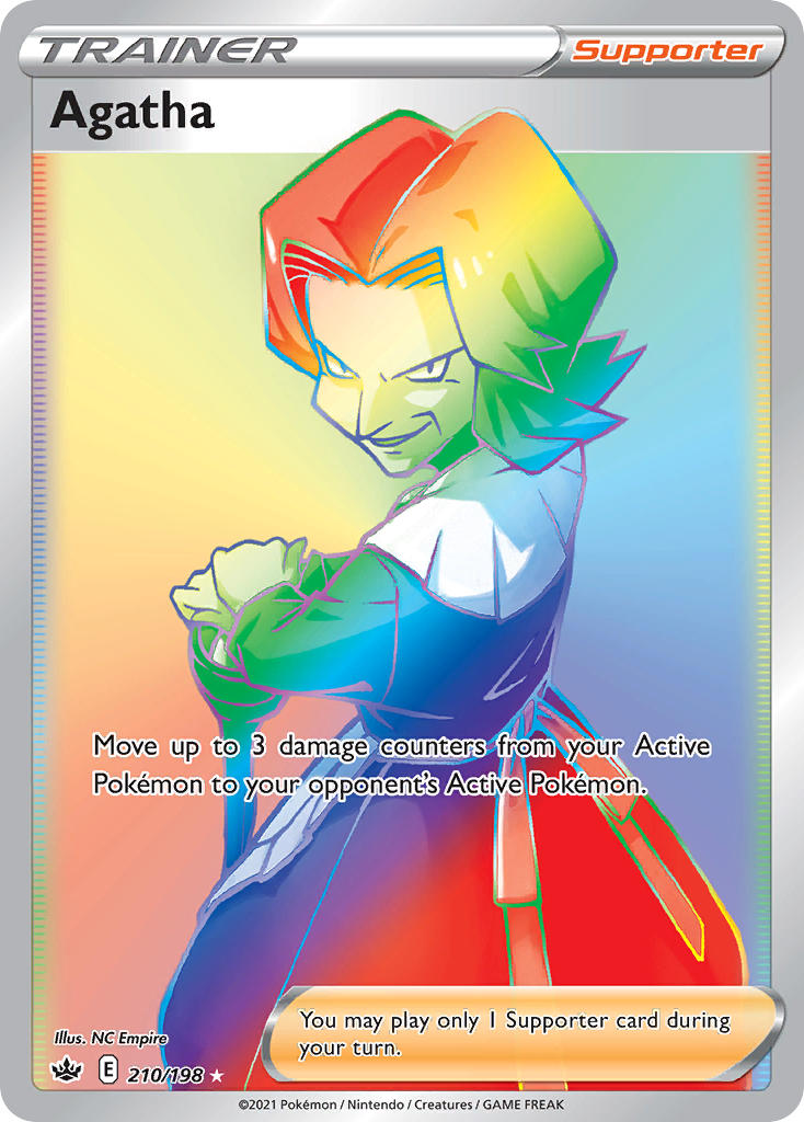 Pokemon TCG Agatha 210/198 - Chilling Reign