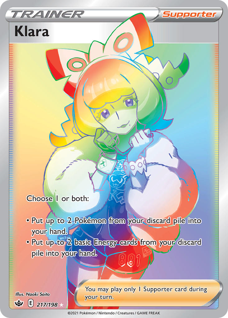 Pokemon TCG Klara 217/198 - Chilling Reign