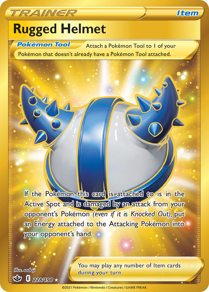 Pokemon TCG Rugged Helmet 228/198 - Chilling Reign