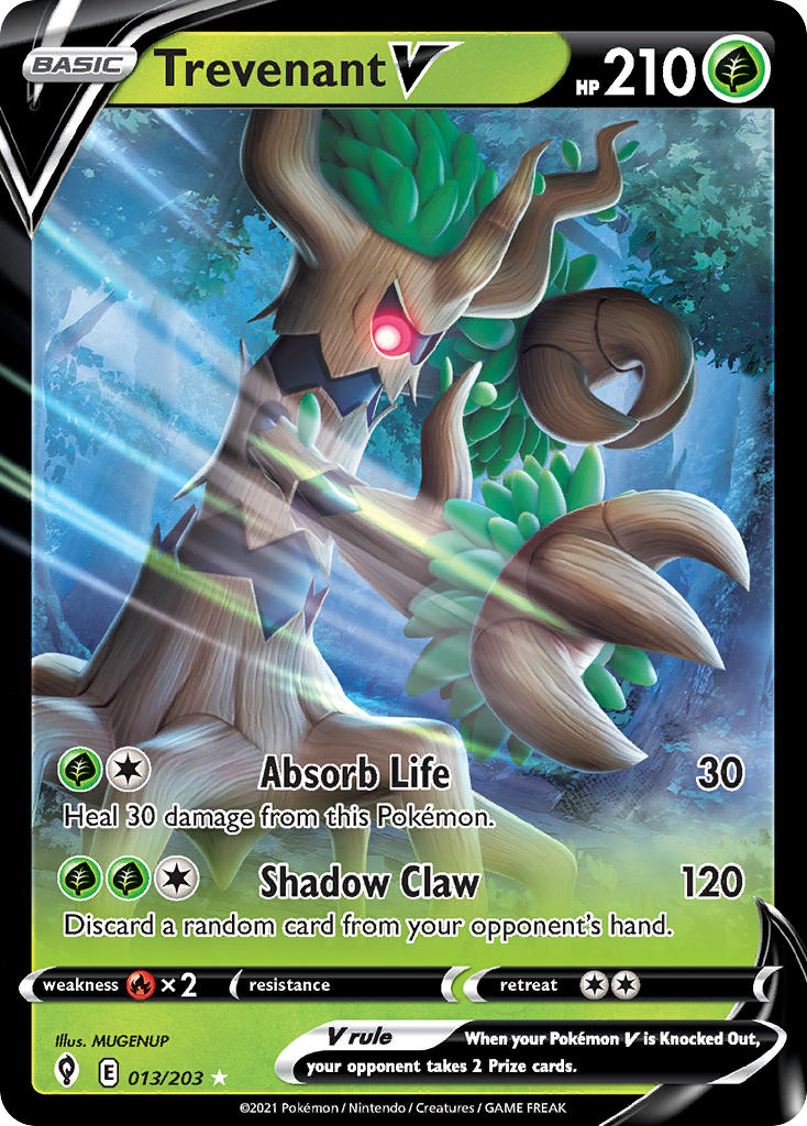 Pokemon TCG Trevenant V 013/203 - Evolving Skies