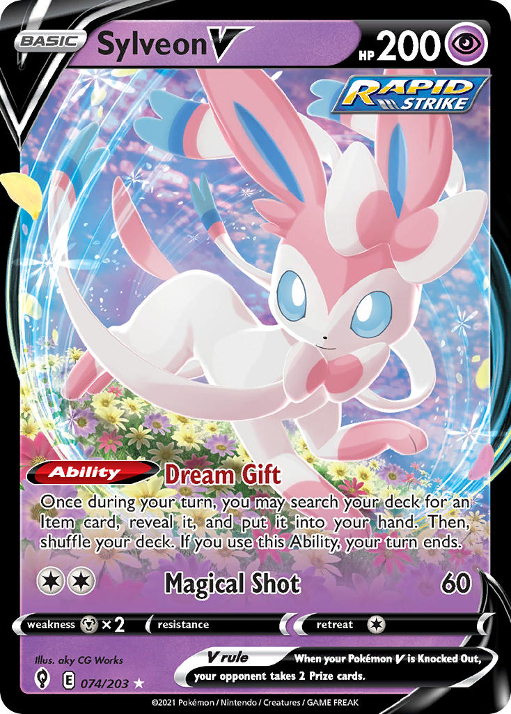 Pokemon TCG Sylveon V 074/203 - Evolving Skies