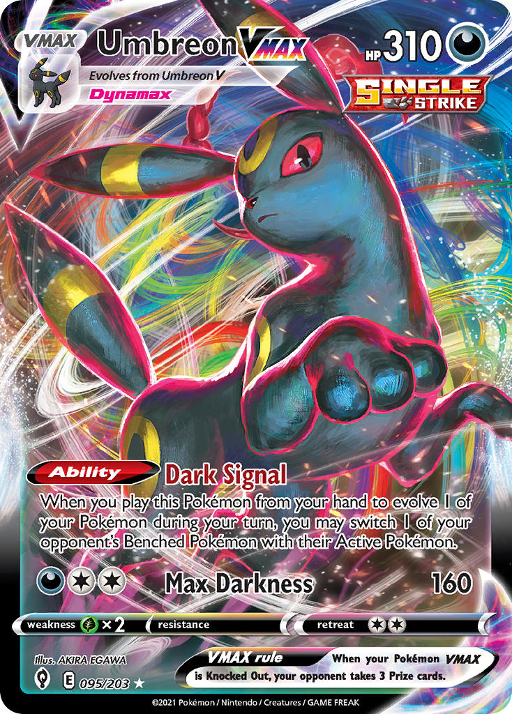 Pokemon TCG Umbreon VMAX 095/203 - Evolving Skies