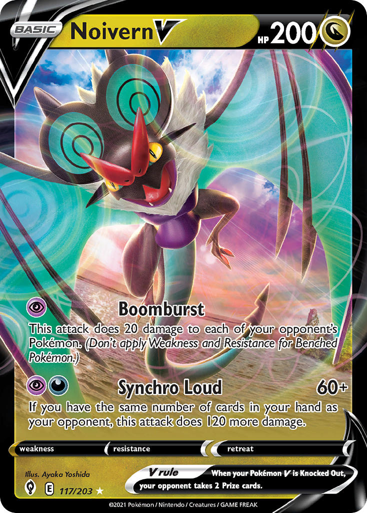 Pokemon TCG Noivern V 117/203 - Evolving Skies
