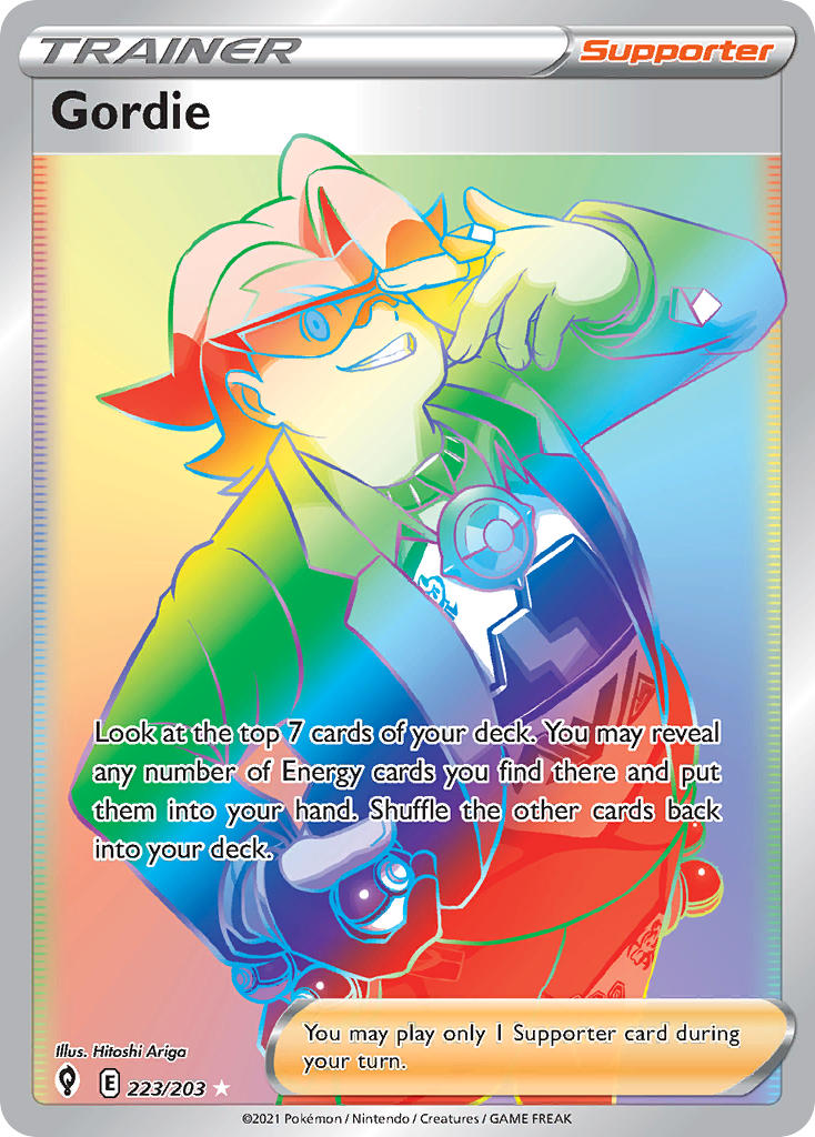 Pokemon TCG Gordie 223/203 - Evolving Skies