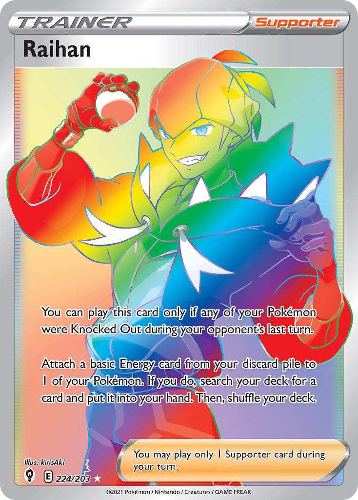 Pokemon TCG Raihan 224/203 - Evolving Skies