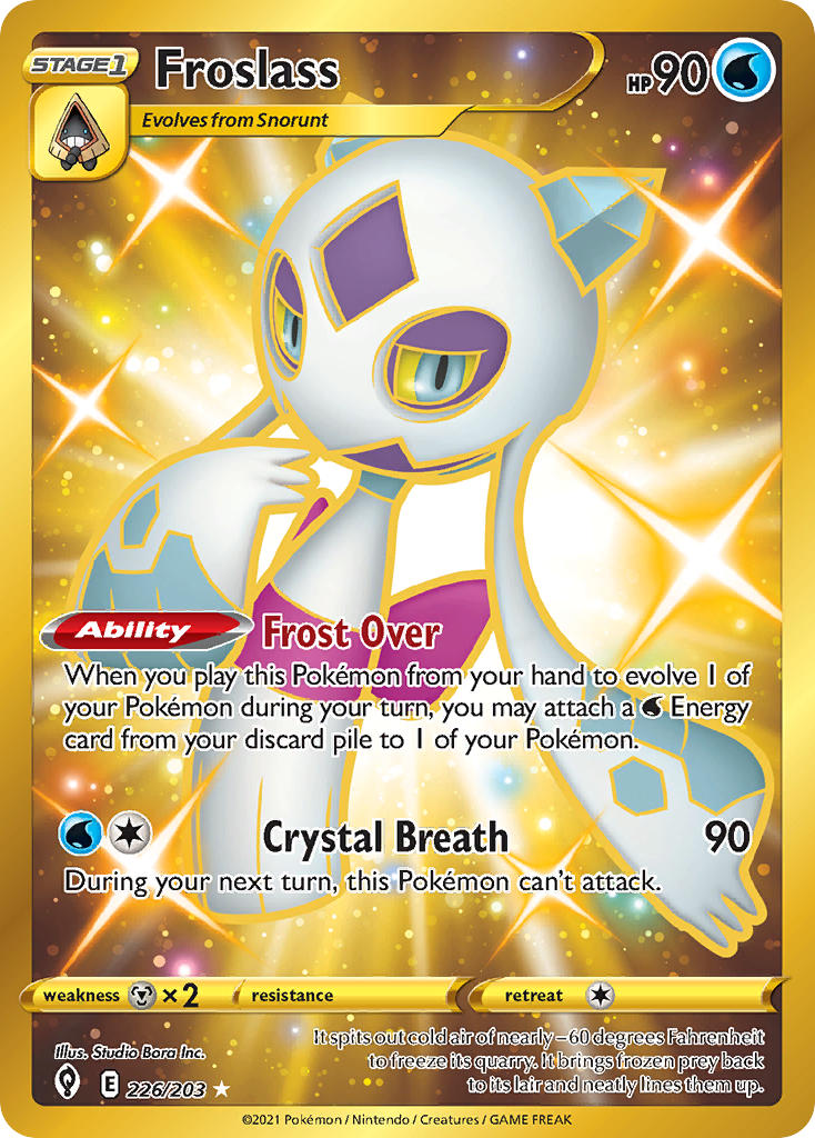 Pokemon TCG Froslass 226/203 - Evolving Skies