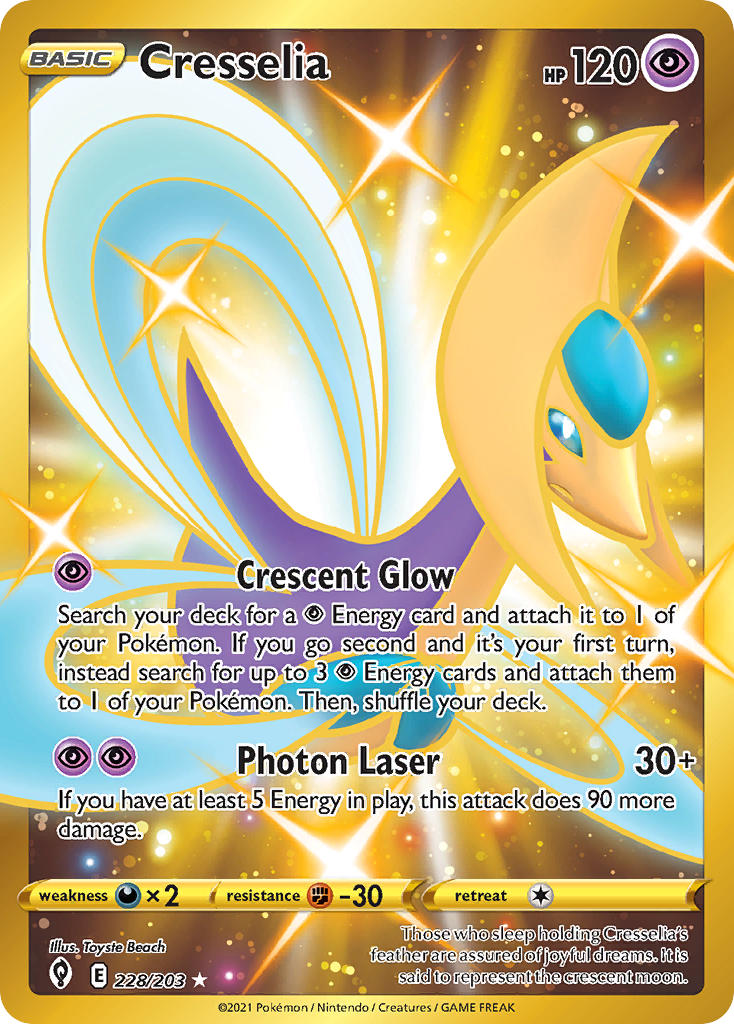 Pokemon TCG Cresselia 228/203 - Evolving Skies