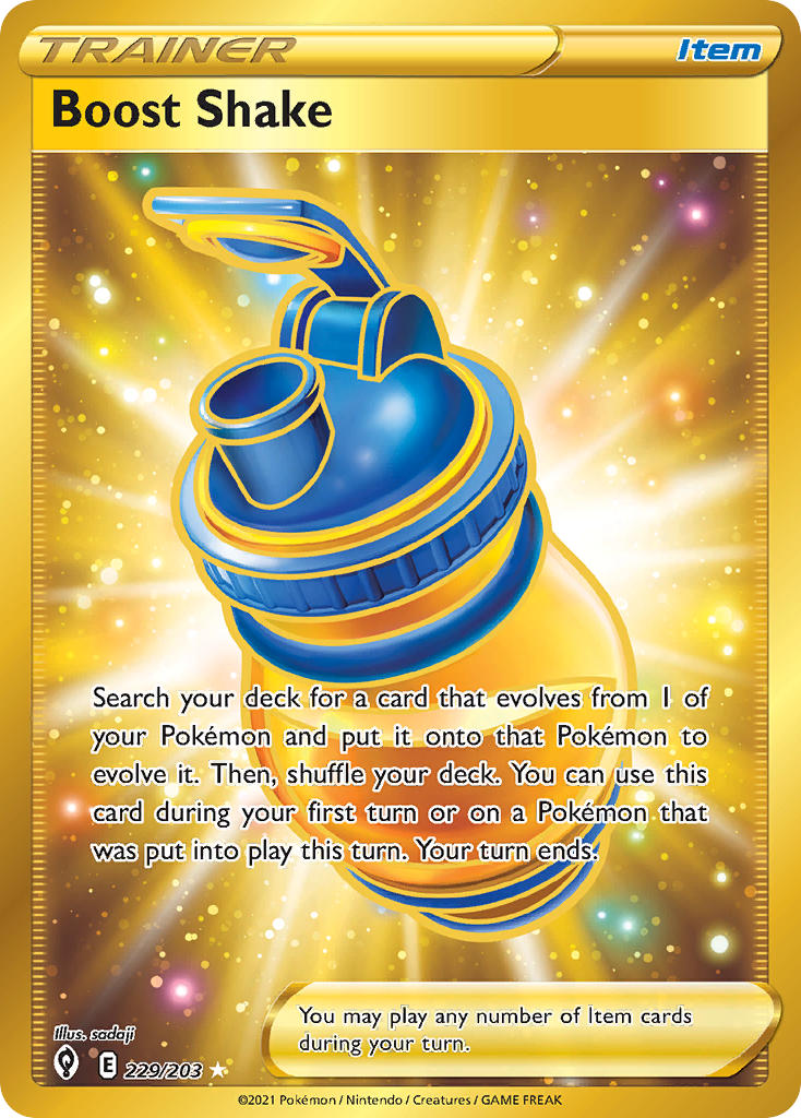 Pokemon TCG Boost Shake 229/203 - Evolving Skies