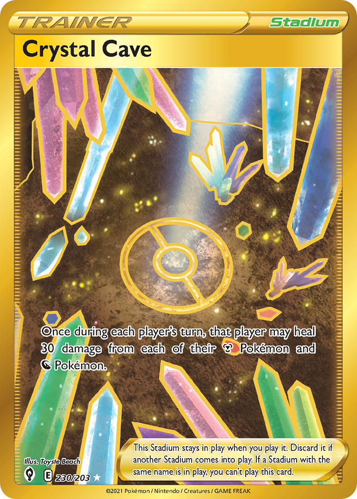 Pokemon TCG Crystal Cave 230/203 - Evolving Skies