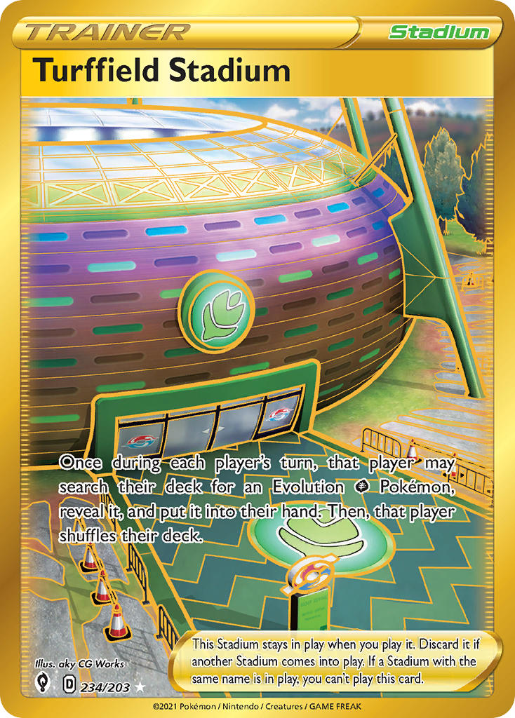 Pokemon TCG Turffield Stadium 234/203 - Evolving Skies