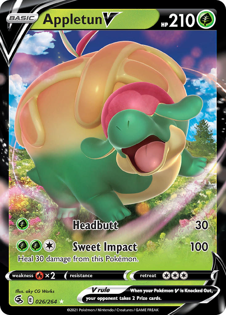 Pokemon TCG Appletun V 026/264 - Fusion Strike