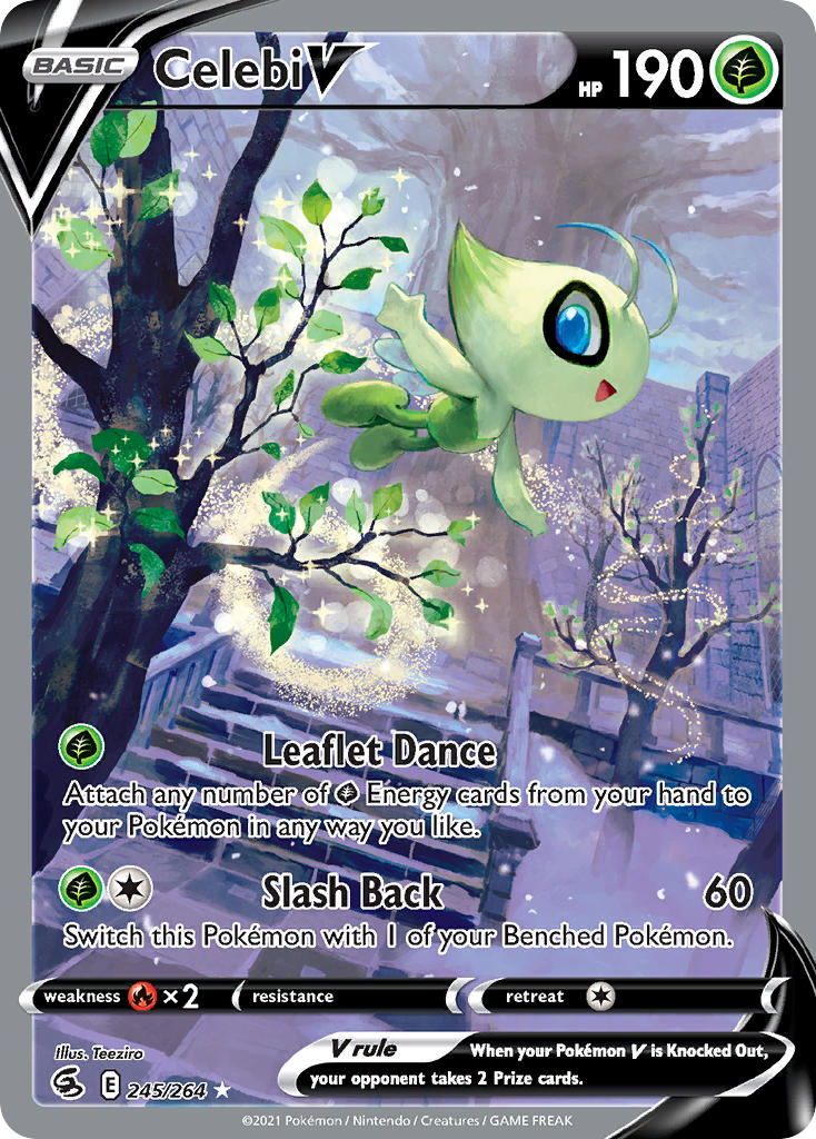 Pokemon TCG Celebi V 245/264 - Fusion Strike