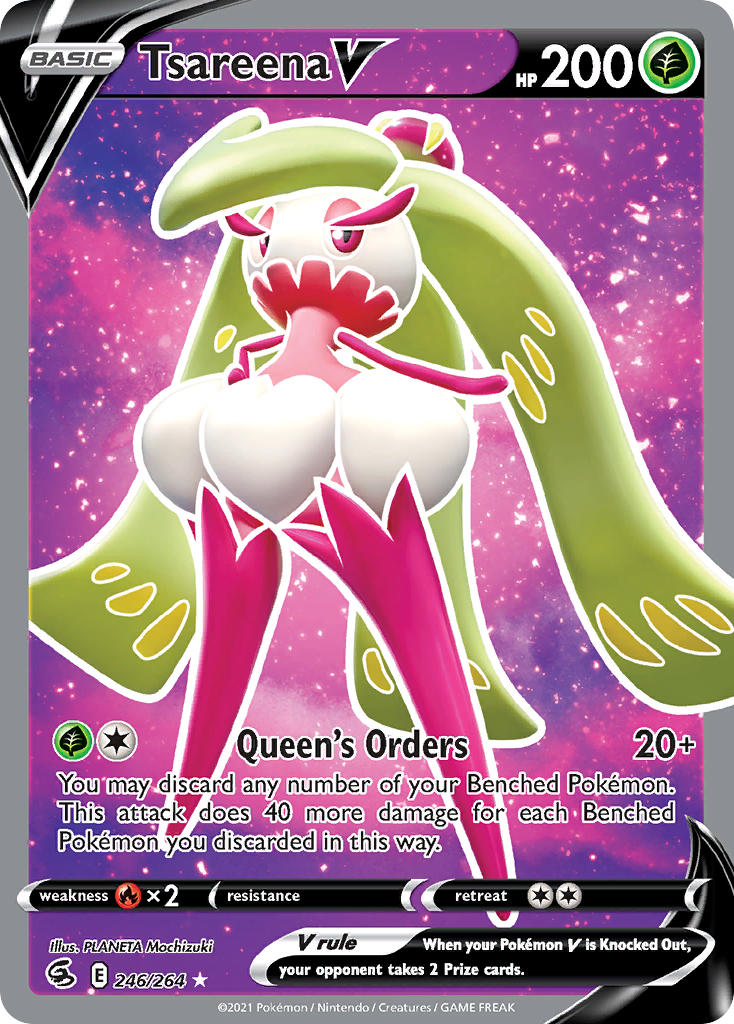 Pokemon TCG Tsareena V 246/264 - Fusion Strike