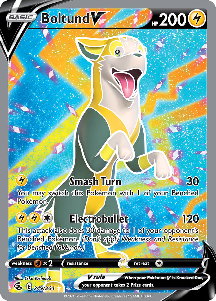 Pokemon TCG Boltund V 249/264 - Fusion Strike