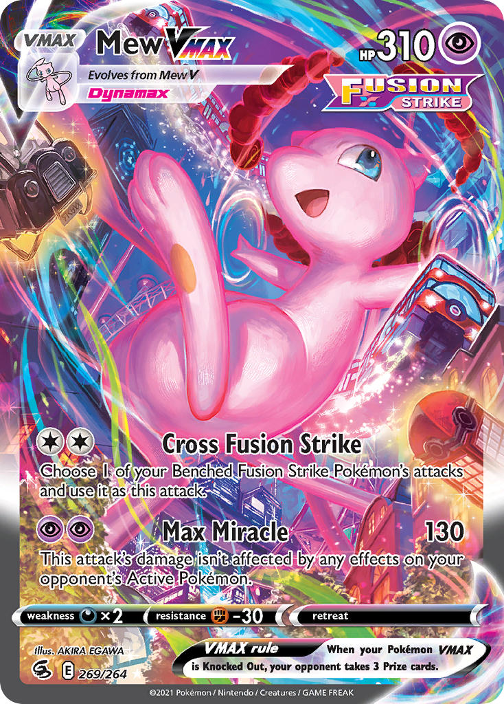 Pokemon TCG Mew VMAX 269/264 - Fusion Strike
