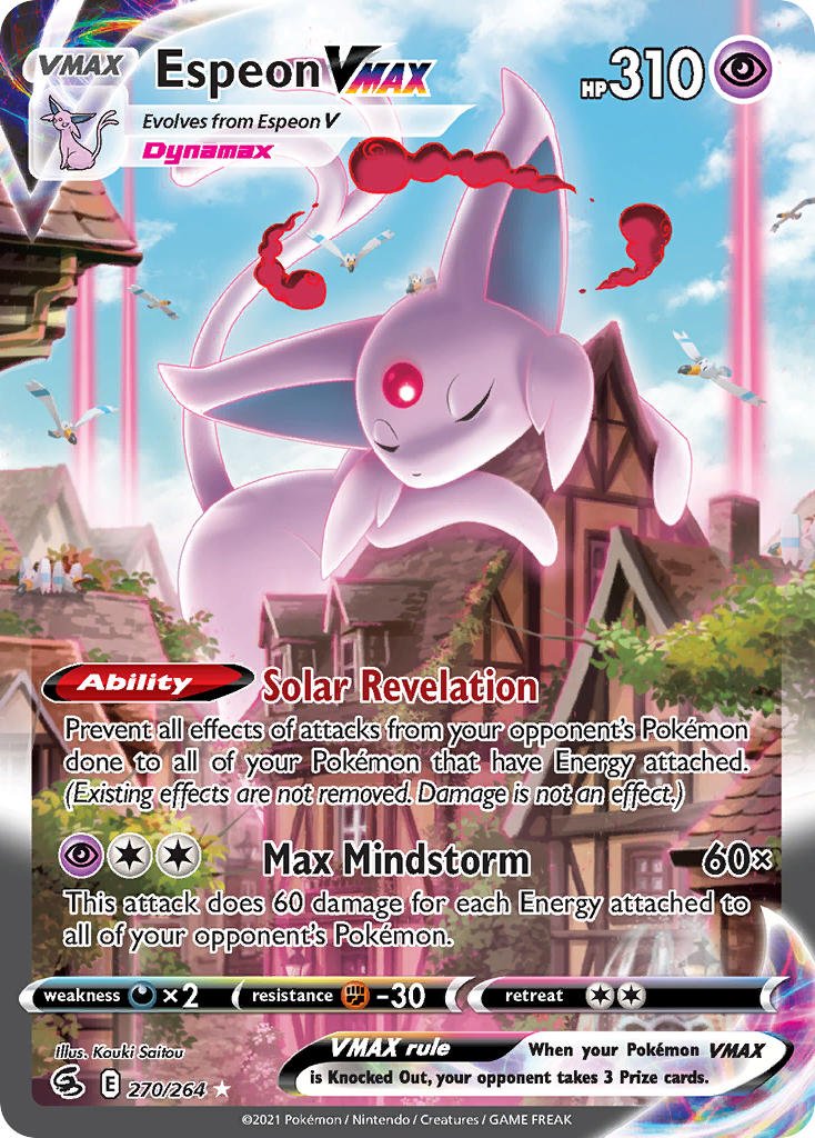 Pokemon TCG Espeon VMAX 270/264 - Fusion Strike