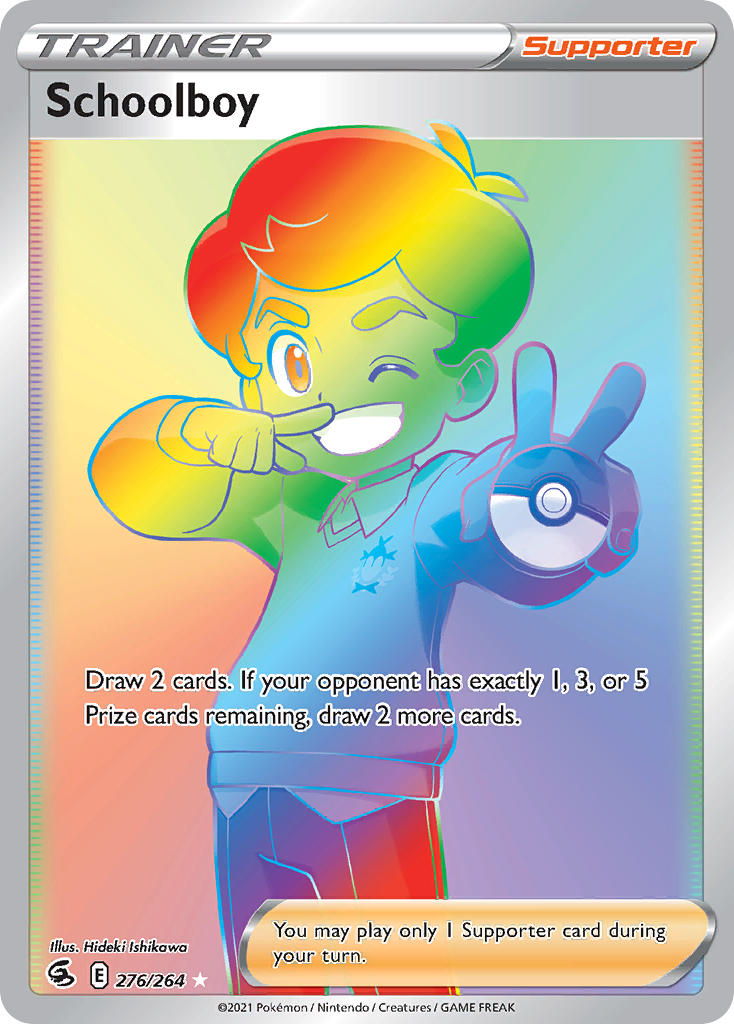 Pokemon TCG Schoolboy 276/264 - Fusion Strike