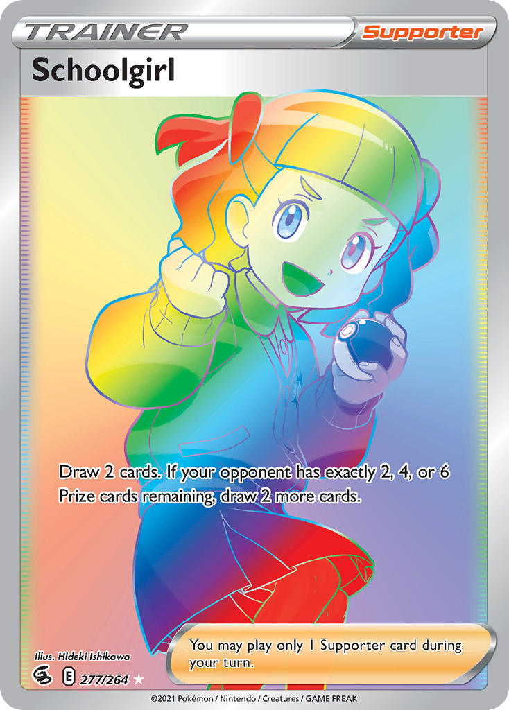 Pokemon TCG Schoolgirl 277/264 - Fusion Strike