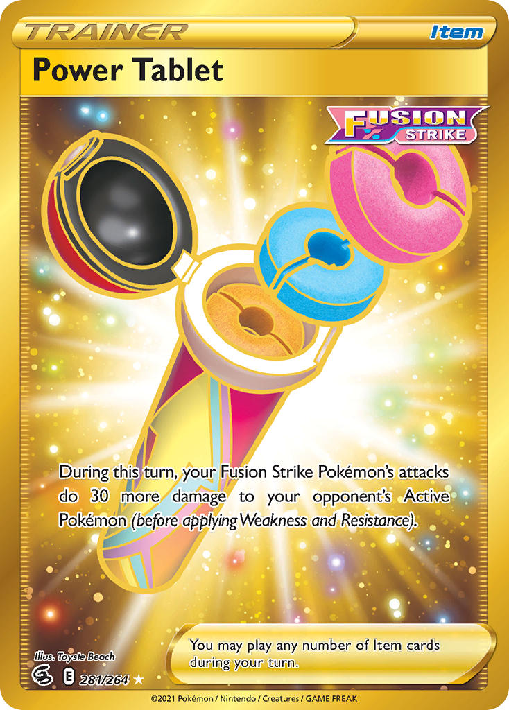 Pokemon TCG Power Tablet 281/264 - Fusion Strike