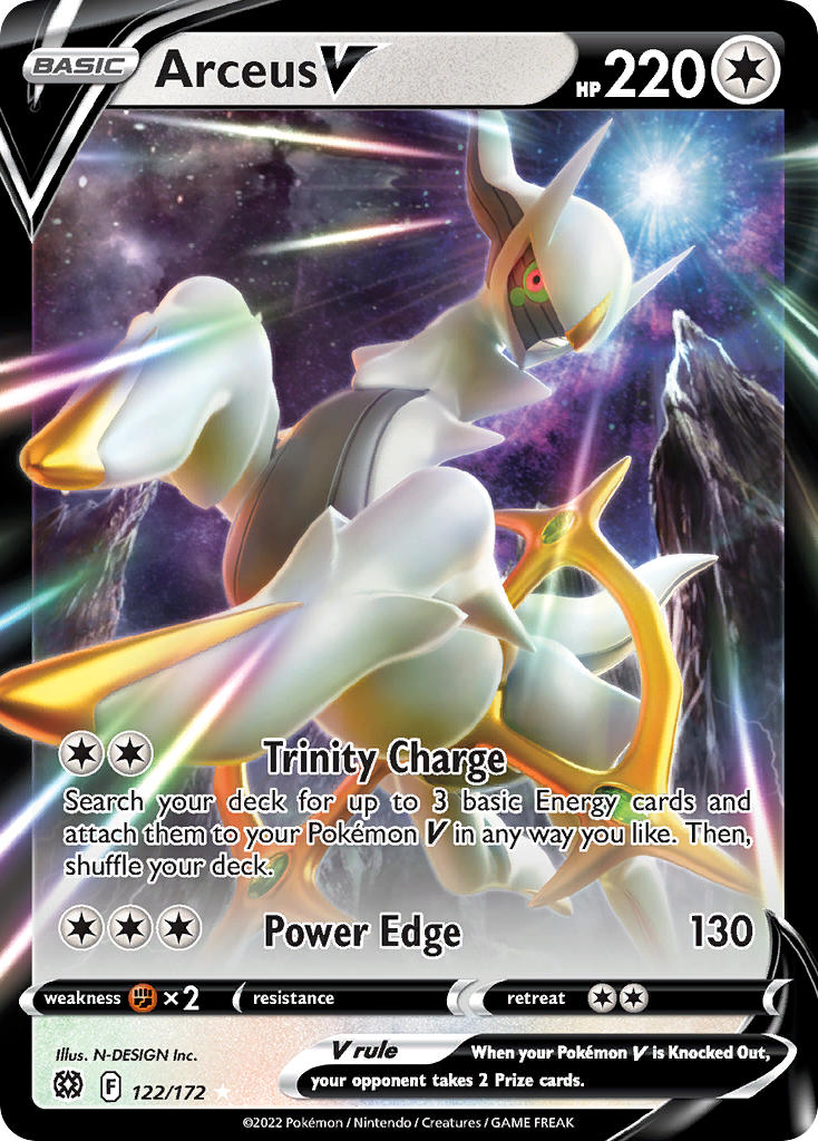 Pokemon TCG Arceus V 122/172 - Brilliant Stars