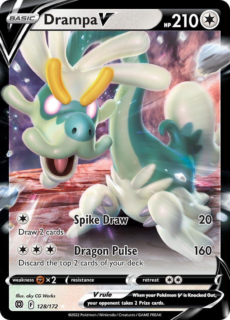 Pokemon TCG Drampa V 128/172 - Brilliant Stars