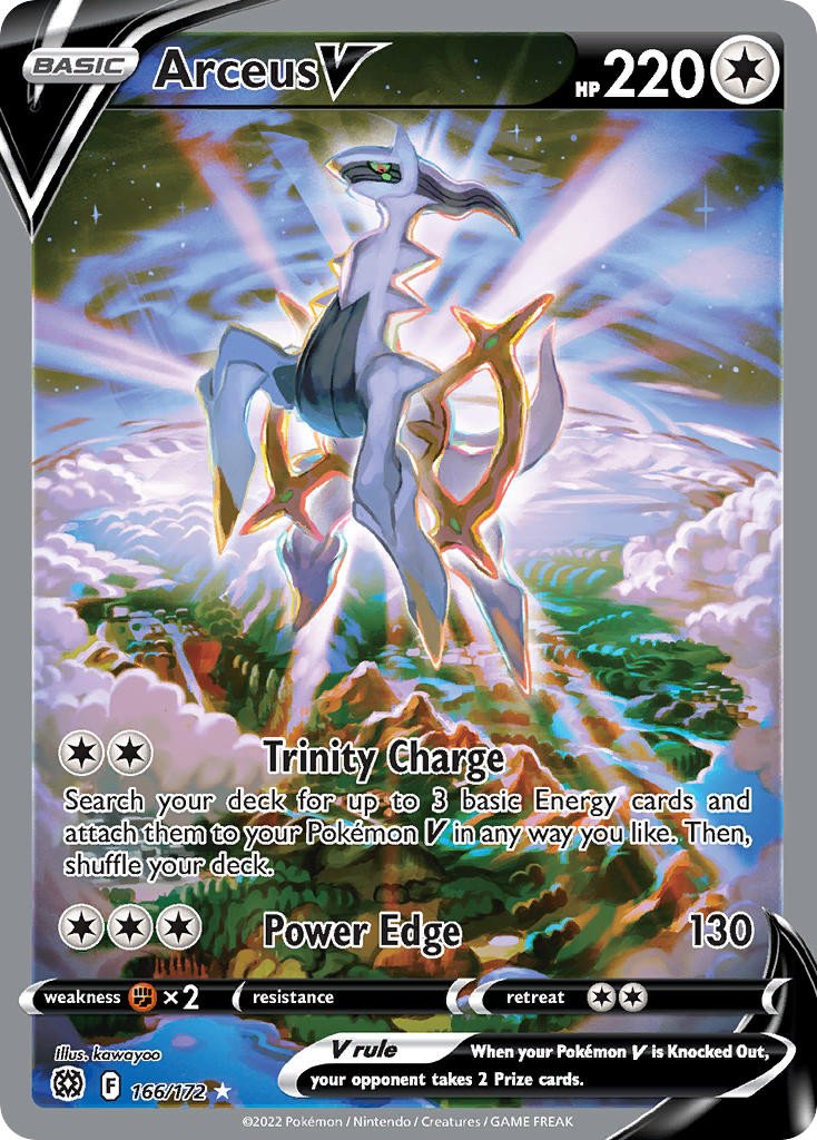 Pokemon TCG Arceus V 166/172 - Brilliant Stars