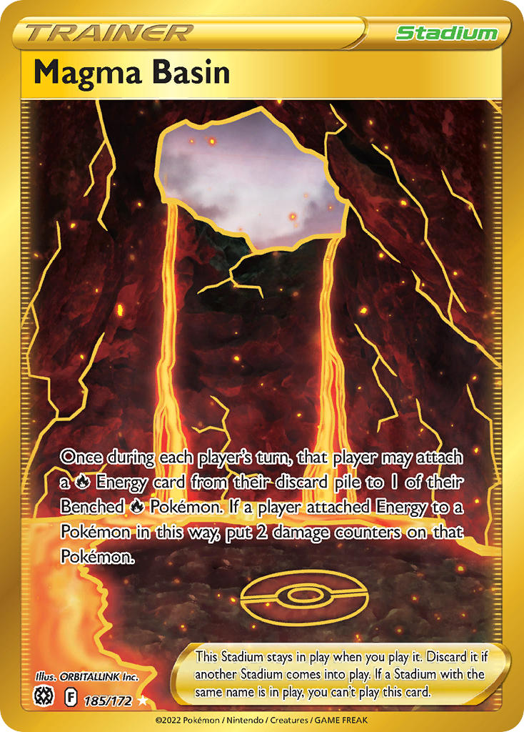 Pokemon TCG Magma Basin 185/172 - Brilliant Stars