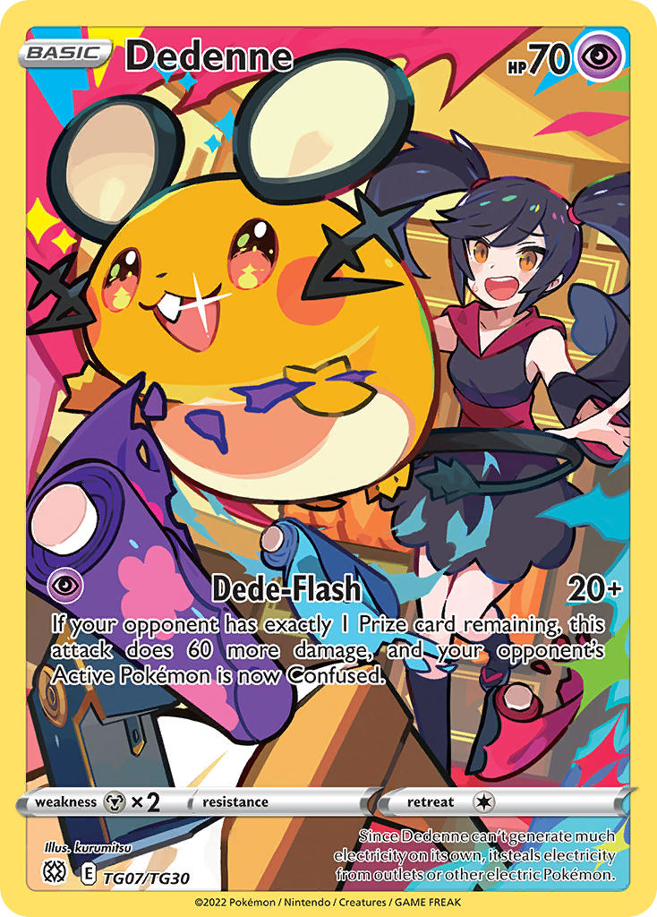 Pokemon TCG Dedenne TG07/TG30 - Brilliant Stars
