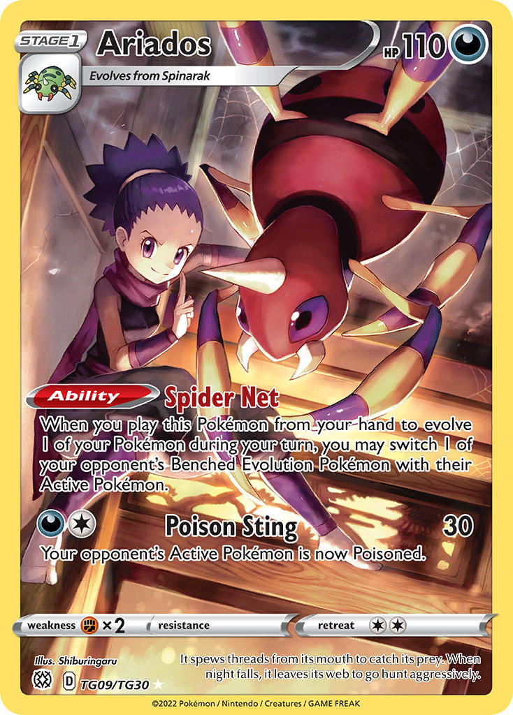Pokemon TCG Ariados TG09/TG30 - Brilliant Stars